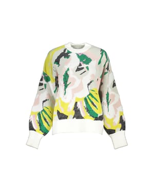 Desigual Elegante Hoge Hals Contrast Damestrui