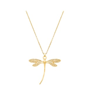 Luxeketting met glanzende 18K gouden afwerking Zirkonia - Kual