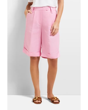 Bugatti Damen Casual broek met plooi