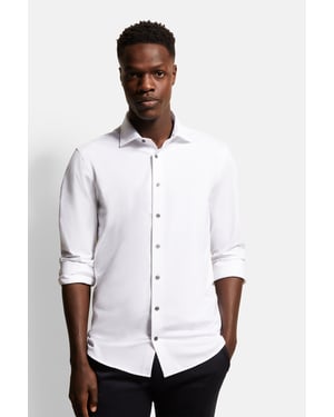 Bugatti Herren Jersey shirt met Kent kraag