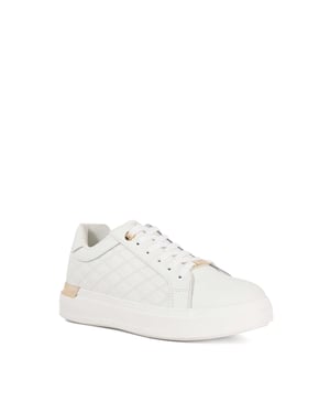 Dune Ladies Elba - Quilted Side Chunky Lace Up Trainers