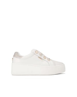 Carvela Leather Connected Laceless Coin Sneakers