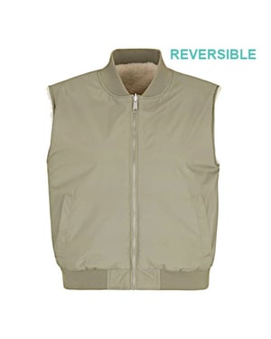 Covered Bodywarmer terry light green