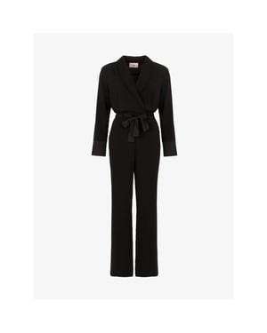 Freebird Dames jumpsuit yael shawl zwart