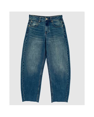 WithBlack Wblpeyton mw barrel leg jeans 00001456