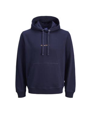 Jack & Jones jornorrebro emb sweat hood noos 12282861 ocean cavern