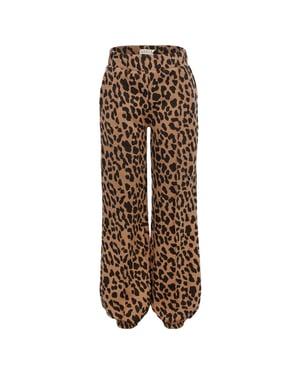 Looxs Revolution Baggy sweat broek leopard voor meisjes in de kleur
