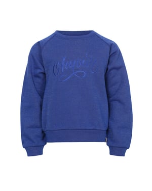 Looxs Revolution Sweater kobalt glitter voor meisjes in de kleur