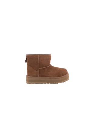 UGG Australia Kids classic mini platform chestnut