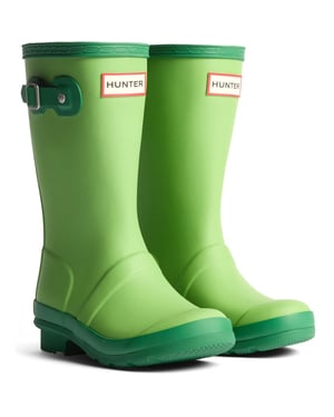 Hunter Junior Originals Rubberlaarzen Kinderen Zeewier/Twisting Groen