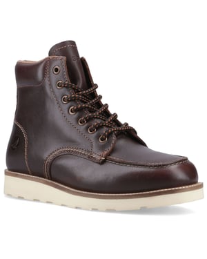 Sperry Boston Leren Heren Chocolade Enkellaarzen
