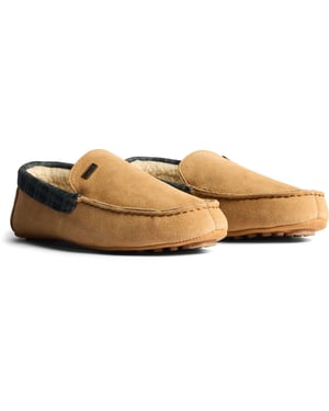 Hunter Moccassin Slipper Suede Heren Biscuit Slippers