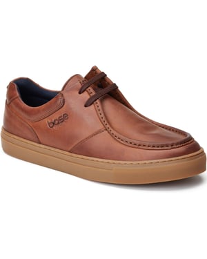 Base London Dalston Leer Heren Bruine Mocassin Schoenen