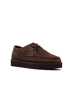 Clarks Originals Meare Wallabee Suède Heren Donkerbruine Veterschoenen