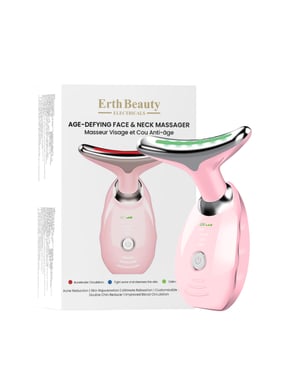 AGE -DEFYING FACE AND NECK MASSAGER PINK