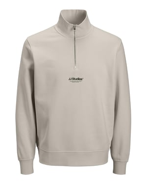 Jack & Jones Mens Sweatshirts 1/4 Zip High Neck Long Sleeve