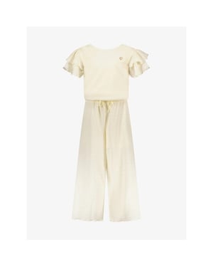 Le Chic Meisjes jumpsuit daisy summer crochet