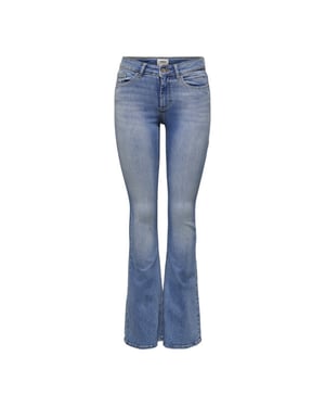 Only onlblush life mid flared dnm tai467 15245444 light blue denim