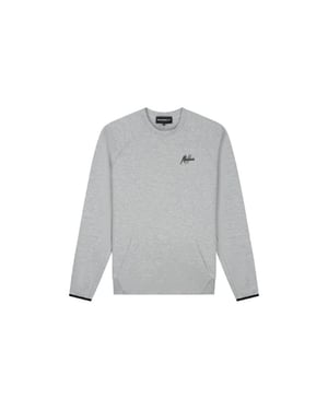 Malelions Sport counter sweater 2.0 grey mel ms2-aw24-39-902