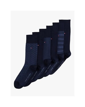 Tommy Hilfiger Cadeaubox sokken th men sock 6p tin giftbox bir 701235373/001