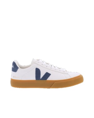 Veja Dames campo sneaker leer /blauw