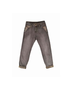 Summum 4s2398-51 tapered jeans black gold twill