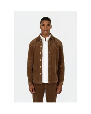 Ciszere Dylan cord overshirt 3.0 30066-064-06 mocha brown