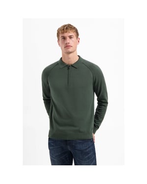 No Excess Heren polo trui 29230962sn 052 dark green