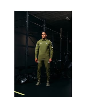 Malelions Sport fielder half zip hoodie ms1-aw24-09-513