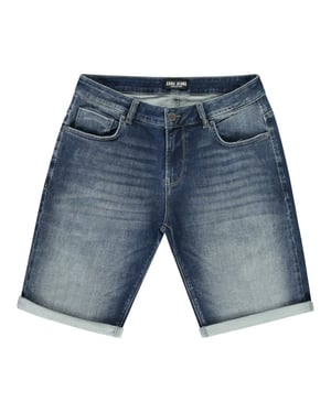 Cars California den.short dark used blue denim