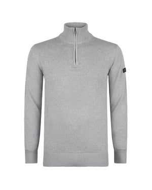 PRESLY & SUN Lewis zip knitted pullover
