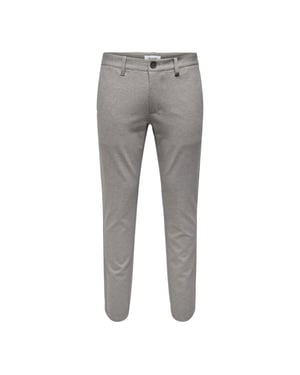 Only & Sons onsmark tap ditsy 2912 pant noos 22022912 tobacco brown