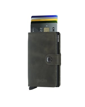 Secrid miniwallet vintage mv olive black