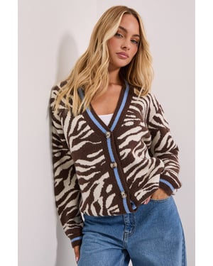 Animal Knitted Cardigan
