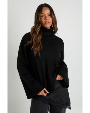 Super Soft Roll Neck Oversized Jumper