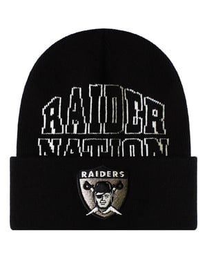 Mitchell & Ness NFL Oakland Raiders Origins Knit Beanie