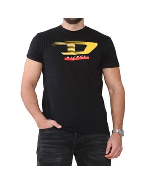 DIESEL T JUST Y4 Mens T Shirt Crew Neck Short Sleeve Casual Cotton Tee