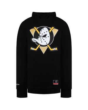 Mitchell & Ness NHL Anaheim Ducks Team Logo Black Hoodie