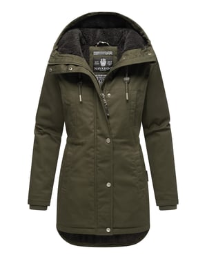 Navahoo Winterfunke dames winterjas met teddyvoering