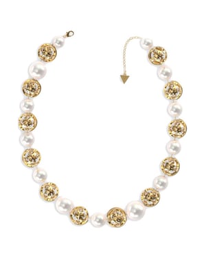 Guess UBN01385YGWH Ladies Logo Boule Necklace