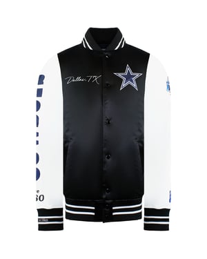 Mitchell & Ness NFL Dallas Cowboys Mens Satin Bomber Jacket