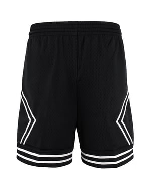 Mitchell & Ness Branded Diamond Mens Black Shorts