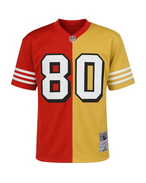 Mitchell & Ness NFL San Francisco 49ers 80 Rice Split Legacy Jersey