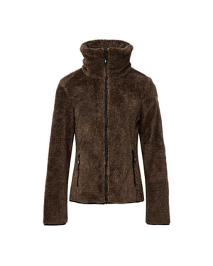 Nordberg evy fleece fleece sweater met rits dames -