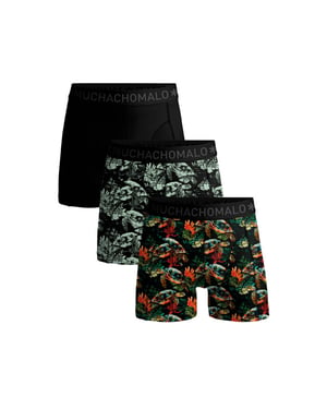 Muchachomalo Boys 3-pack boxer shorts print/print/solid
