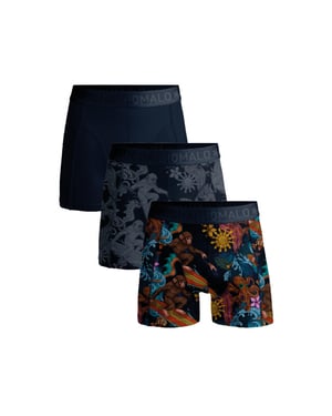 Muchachomalo Boys 3-pack boxer shorts print/print/solid