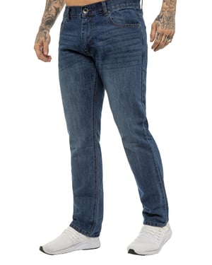 Enzo | Heren Regular Fit Rechte Spijkerbroek