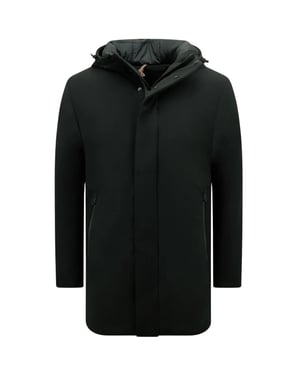 Enos Nette klassieke parka jas met capuchon 8927