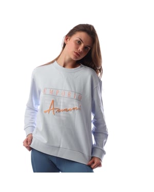 Emporio Armani Sweatshirt för kvinnor/damer (Blå)