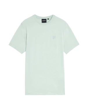 Lyle & Scott Heren Superfijn Katoen T-Shirt (Groen)
